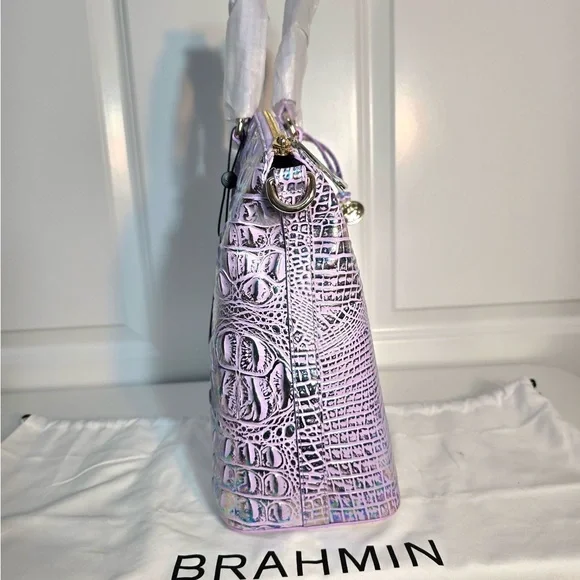 NWT Brahmin Large Violet Wonderland Duxbury.